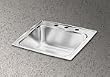 Elkay Lustertone 25x22x10 3 Hole Single Sink DLR2522103