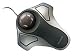 Optical Orbit Trackball Mouse, Two-Button, Black/Silver