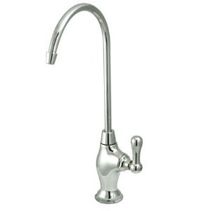 Kingston Brass KS3191AL Restoration 1/4 Turn Drinking Faucet Chrome