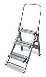 Industrial Grade 2KFG5 Step Stool, Aluminum, 3 Step