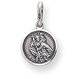 Sterling Silver St. Christopher Medal