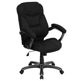 Black Microfiber High Back Office Chair