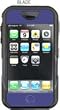 IPHONE SILICON PROTECTOR CASE BISTRE BROWN INDIGO BLUE ACCENT (REVO-BL)