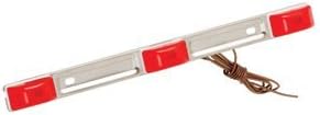 WESBAR RED WATERPROOF ID LIGHT BAR STAINLESS STEEL "Prod. Type: Boat Outfitting"