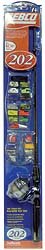 Zebco 202 Kids Childrens Spin Fishing Rod Reel Combo Outfit