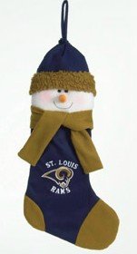 SC Sports St. Louis Rams Snowman Stocking
