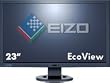 EIZO EV2333WH-BK 58.4 cm (23 Zoll) widescreen TFT Monitor (DVI,VGA, Kontrastverh�ltnis 3000:1, Reaktionszeit 7ms) schwarz