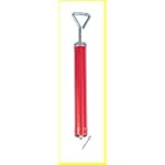 Red Steel 10-inch' Hand Pump includes 1 inflating needle