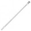 Tangle Free Spinning Pole -SILVER Pole, SILVER BALL TOP