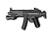 MP5 Submachine Gun (Black) - LEGO Compatible Minifigure Piece