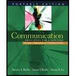 Communication: Principles for a Lifetime, Portable Edition - Volume 1 (Volume 1)