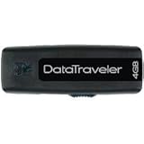 Kingston DataTraveler 100 - USB flash drive - 4 GB - Hi-Speed USB - black