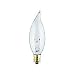 25 Watt Flame, Candelabra Base, 12 Volt, Clear