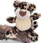 Gund Kids BEANBAG BUDDIES HANSEN 5" Plush Leopard