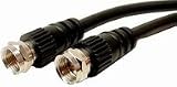 Cable, RG59 Coaxial, 25', TV, F-Type Male to Male