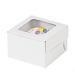 Cupcake Boxes-White (6 Pack)