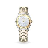 Ebel Watches Ebel Classic Lady Two - Tone Steel and 18k Gold with Diamond Hour Markers Ladies Watch 