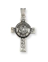 Sterling Silver US Army Cross Pendant