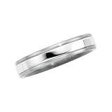 Design Band Ring Titanium Plat - Size 12 - JewelryWeb