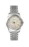 Gucci Stainless Steel Bracelet Mother-of-Pearl Dial Women's Watch #YA126504