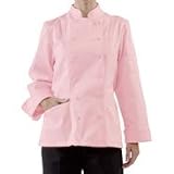 from Sussex Supplies Santiago Ladies Chefs Jacket Pink - Size XS
