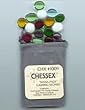 Chessex Gaming Stones Counter: Glass Stones: Mana Pack - Different Color Translucent Stones W/Bag (40 count)