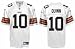 Brady Quinn Jersey: Reebok White Replica #10 Cleveland Browns Jersey - Small