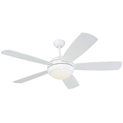 Monte Carlo 5di52whd L Discus 52 Inch 5 Blade Ceiling Fan With