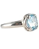Bask Round Blue Topaz Ring