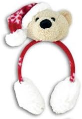 Plush Holiday Earmuffs (Teddy Bear)