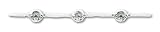 Sterling Silver Claddagh Childs Bracelet - 6 inch