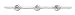 Sterling Silver Claddagh Childs Bracelet - 6 inch
