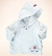 Pure Cotton Elephant Hooded Reversible Jacket