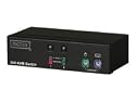 DIGITUS KVM Switch DVI 2-Port PS/2 3xDVI-I 6xMiniDIN6 Max 1280x1024 DDC2 1xin/2xout ohne Kabel K3