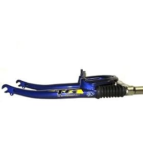 TOP GUN Bankrupt 26" Wheel 1 1/8" Suspension Threaded Bike Forks Blue Cheap Cheap