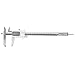 Mitutoyo ABSOLUTE 573 Series Digital Caliper, Stainless Steel, Metric, Offset Jaw, For Depth/Inside/Outside/Step Measurements