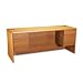 10700 Series Kneespace Credenza, 3/4 Pedestals, Medium Oak, 72x24x29-1/2h (HON10743MM)