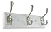 Battalion 1XNH9 Hooks, Wall Mount, 3 Hook, Satin Nickel