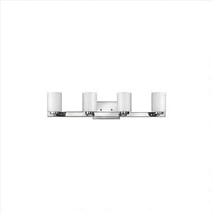 Hinkley Miley 5054CM Large Glass Reversible 4 Light 140 watt (6H x 30W) Vanity Lighting in... by Hinkley