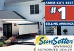SunSetter Motorized SUPER PRO 15' Retractable Deck and Patio Awning