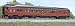 15321 Branchline HO Pullman 12-1 Sleeper Tuscan Red with Buff Stripes, 
