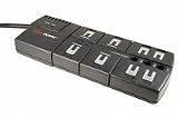 Surge Protector, w/ Fax Phone Protection, 1500 Joules, 6' Cord