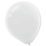 White 12 Latex Balloons, 72ct