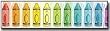 CRAYONS STRAIGHT BORDERS