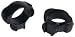 Weaver Grand Slam Windage Adjustable .22 Steel 1-Inch High Ring (Matte Black)