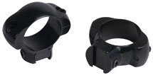 Weaver Grand Slam Windage Adjustable .22 Steel 1-Inch High Ring (Matte Black)