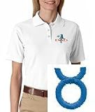 Embroidered Shirt - Women s Polo Shirt with 1 Taurus