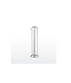 Clear Tongue Ring Retainer (Special For Work) - 14G - 14mm - Sold as a Pair