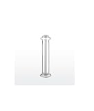 Clear Tongue Ring Retainer (Special For Work) - 14G - 14mm - Sold as a Pair