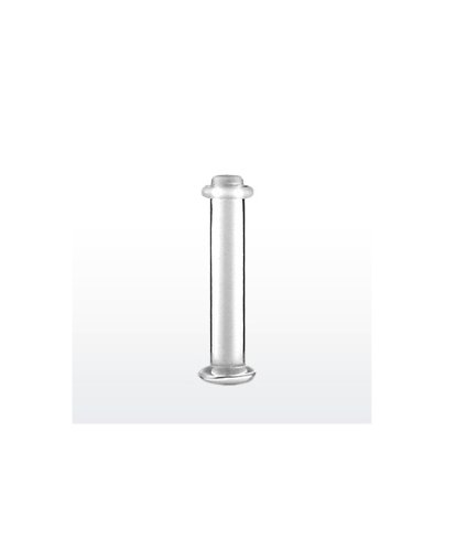 Clear Tongue Ring Retainer (Special For Work) - 14G - 14mm - Sold as a Pair